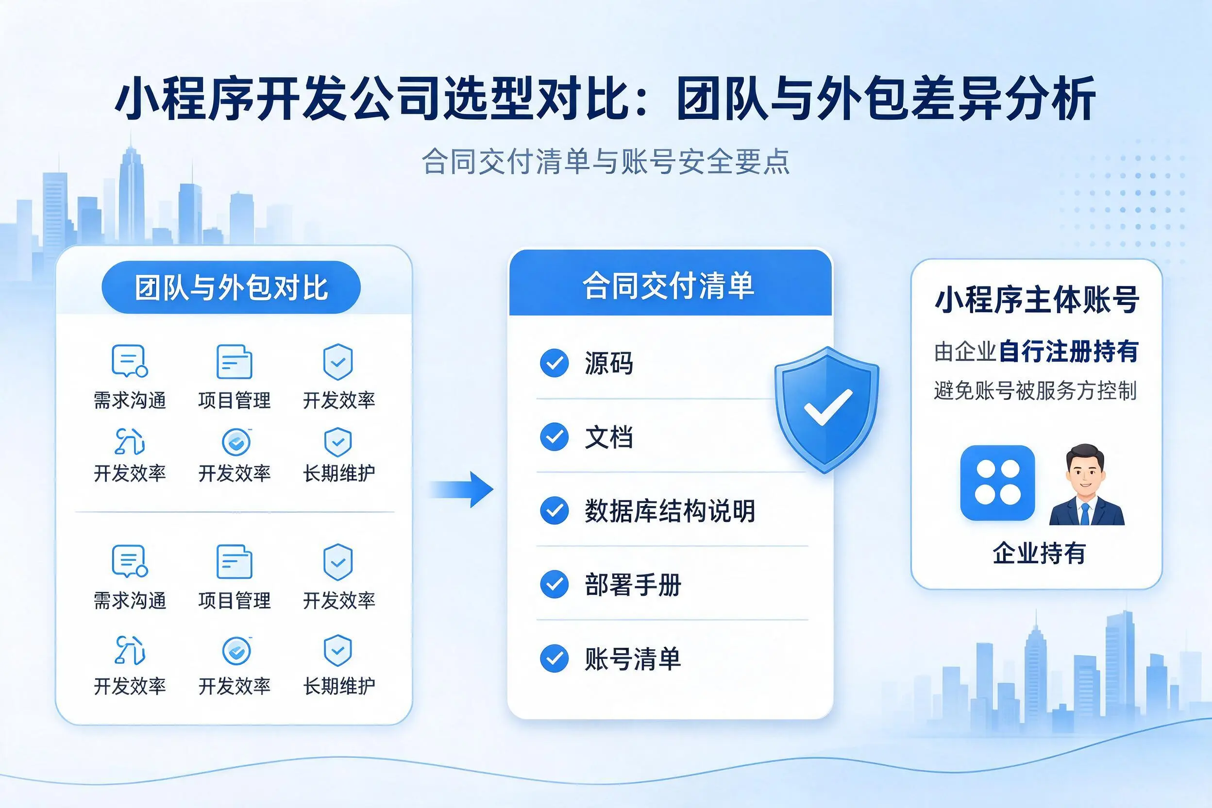 莆田小程序开发公司选型对比:团队与外包差异分析