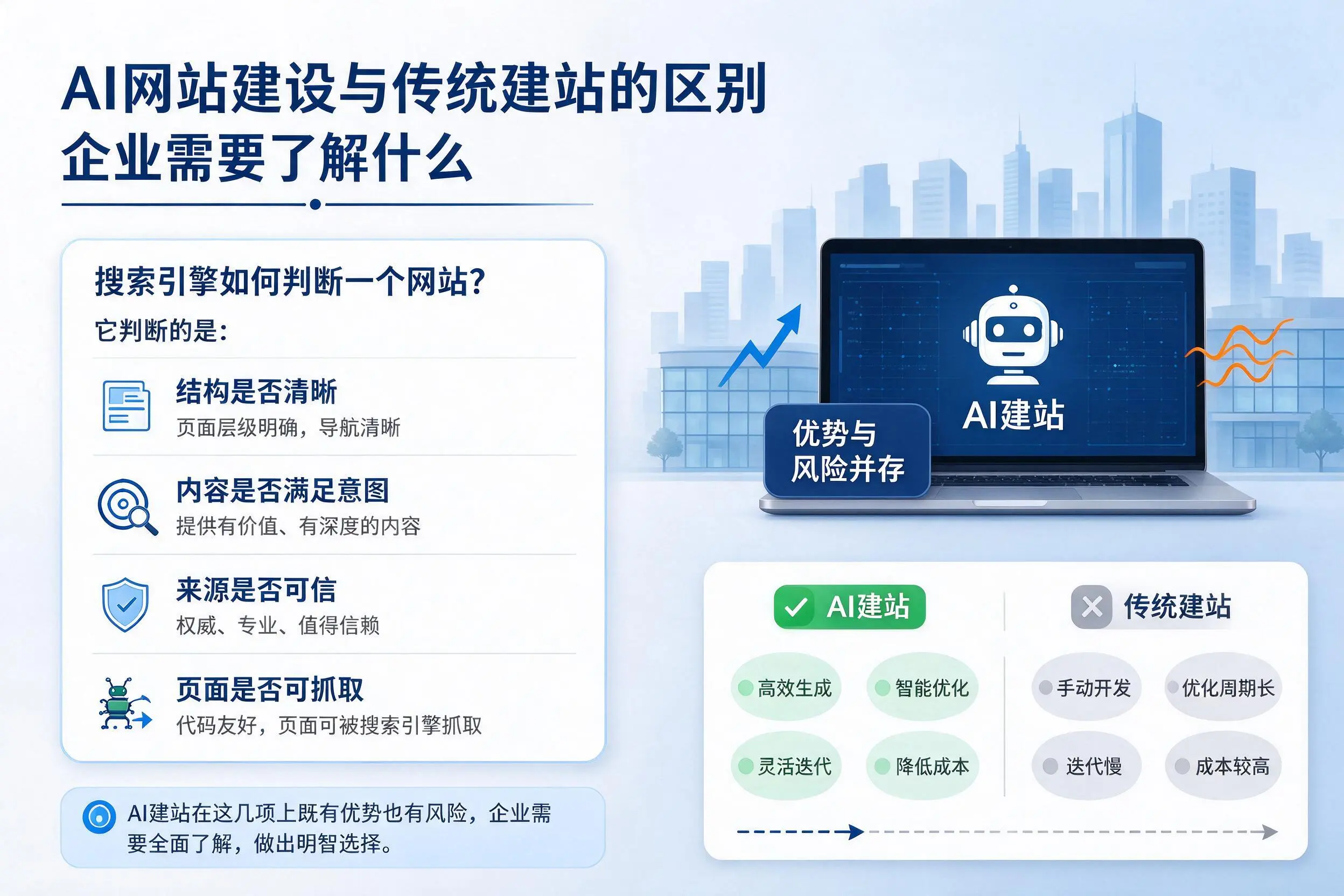 AI网站建设与传统建站的区别,莆田企业需要了解什么