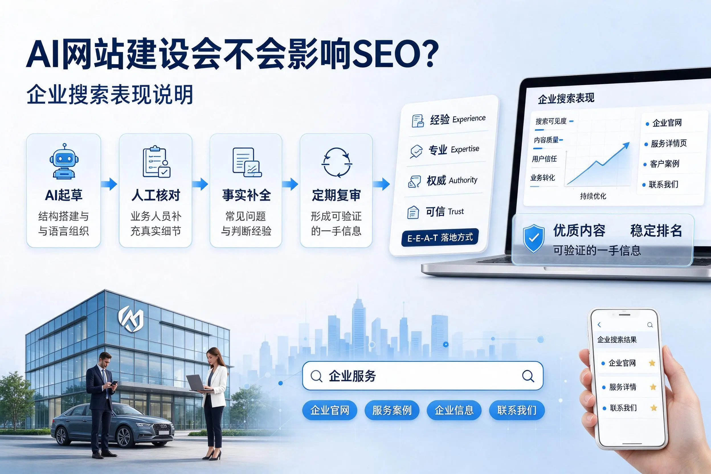 AI网站建设会不会影响SEO?莆田企业搜索表现说明