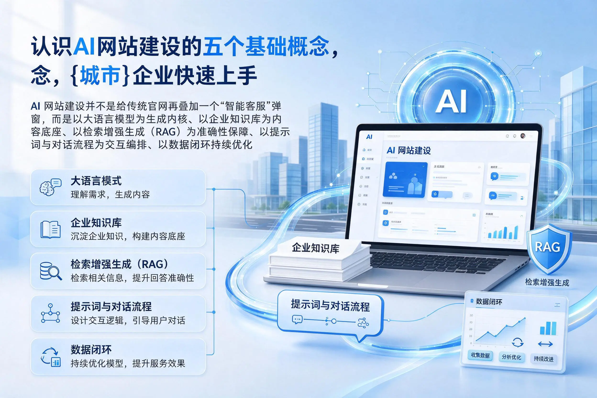 认识AI网站建设的五个基础概念,莆田企业快速上手