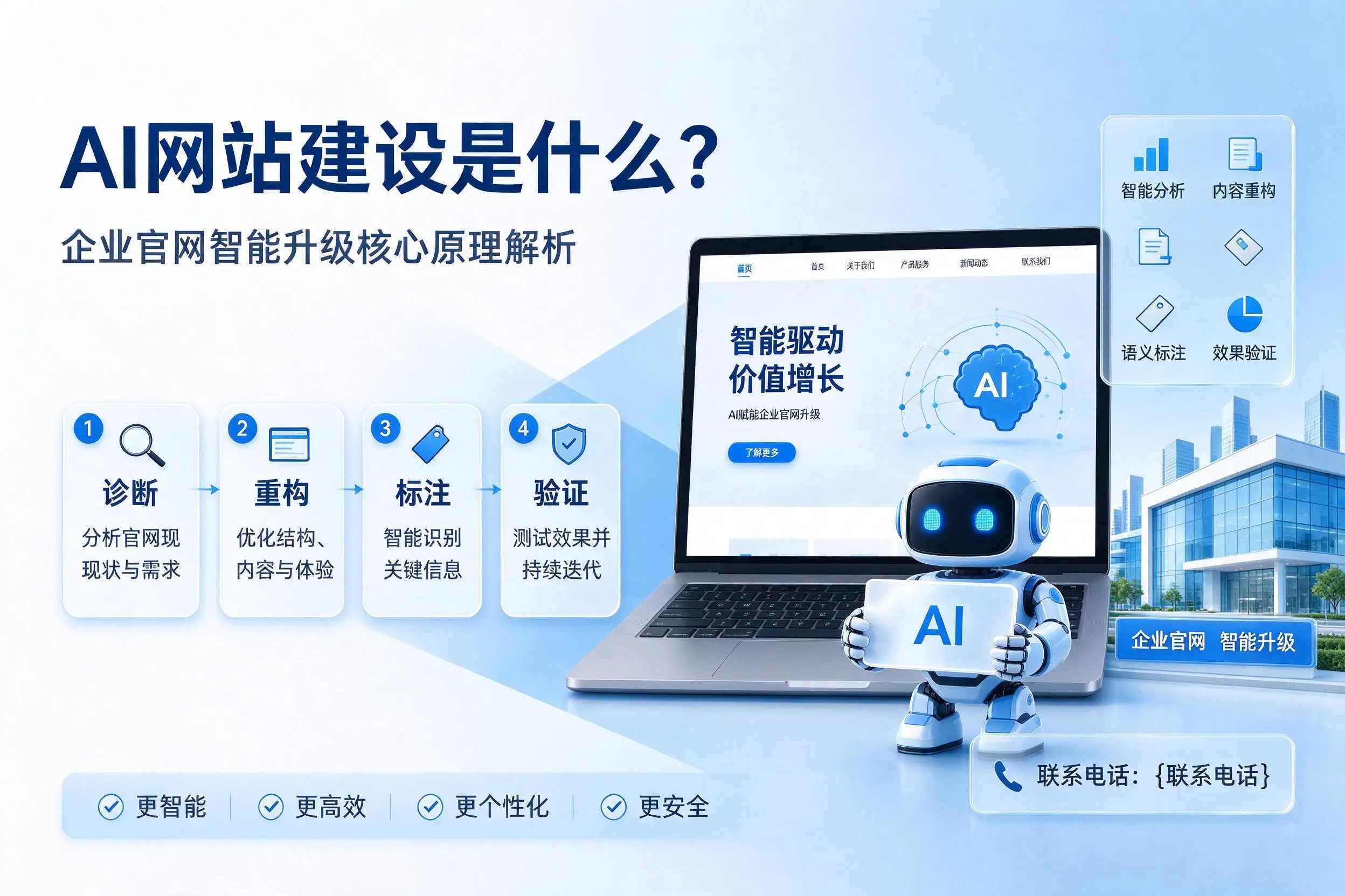 AI网站建设是什么?莆田企业官网智能升级核心原理解析