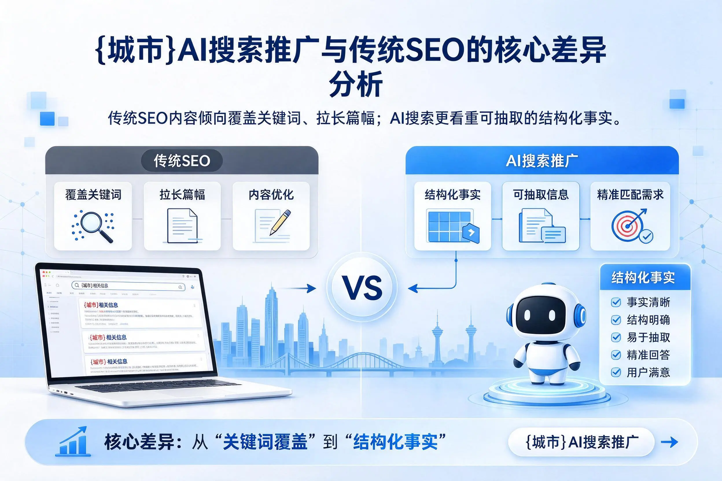 莆田AI搜索推广与传统SEO的核心差异分析
